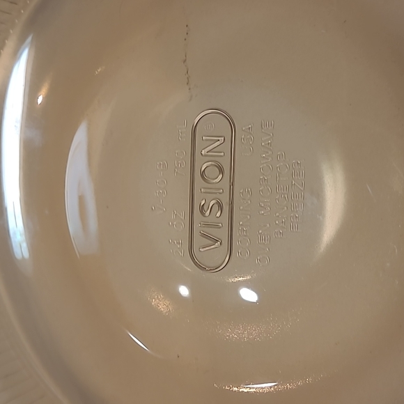 Corningware vision cookware ribbed Casserole dish V-30-B 750ml  USA - Picture 2 of 6